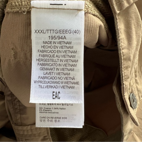 Marmot Men's Nylon Tan Outdoor Cargo Hiking Camping Fishing Pants size 40 - Picture 9 of 12